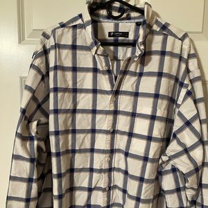 3XLT Dillards big tall Cremieux Oxford